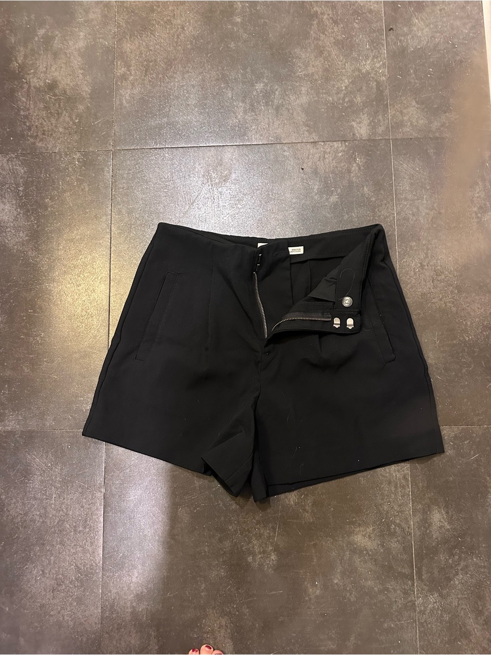 a new day Black High-Waist Tailored Shorts